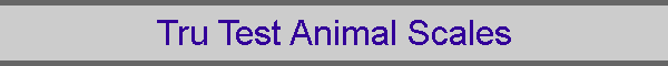 Tru Test Animal Scales