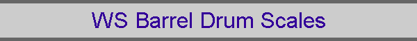 WS Barrel Drum Scales